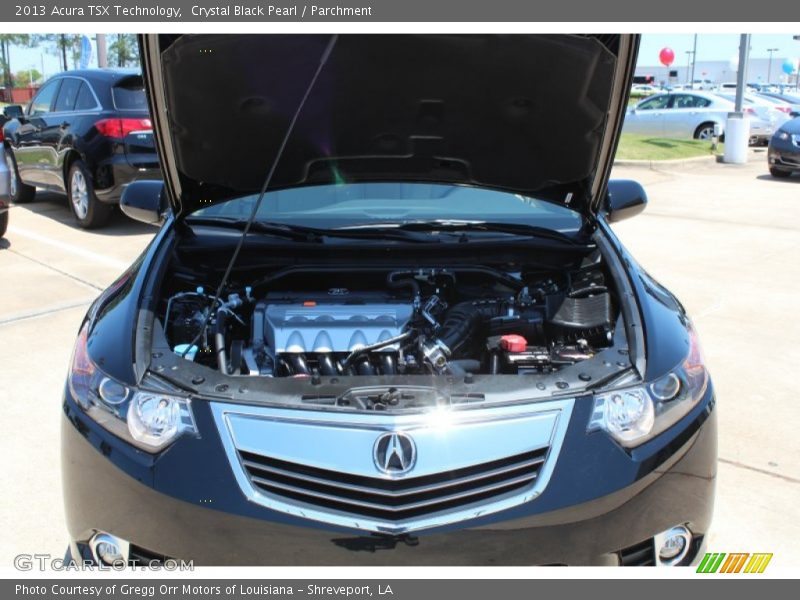 Crystal Black Pearl / Parchment 2013 Acura TSX Technology