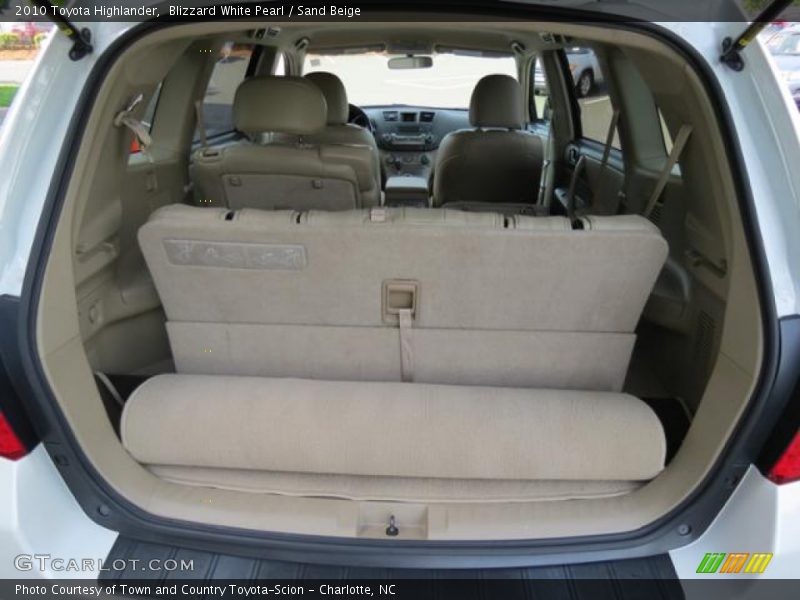  2010 Highlander  Trunk