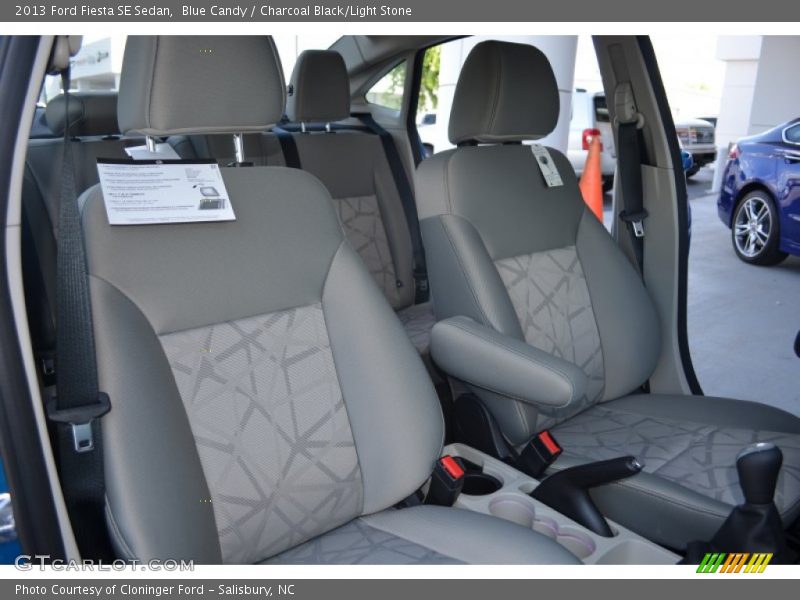 Blue Candy / Charcoal Black/Light Stone 2013 Ford Fiesta SE Sedan