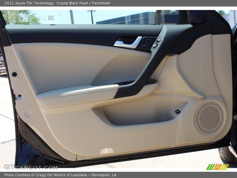 Crystal Black Pearl / Parchment 2013 Acura TSX Technology