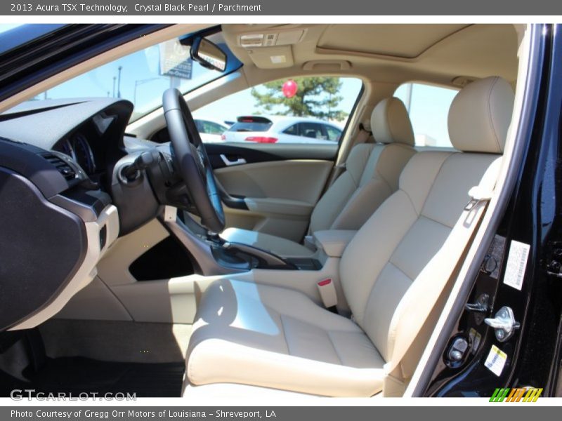 Crystal Black Pearl / Parchment 2013 Acura TSX Technology