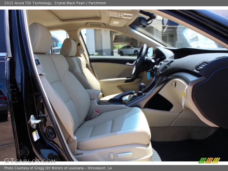 Crystal Black Pearl / Parchment 2013 Acura TSX Technology
