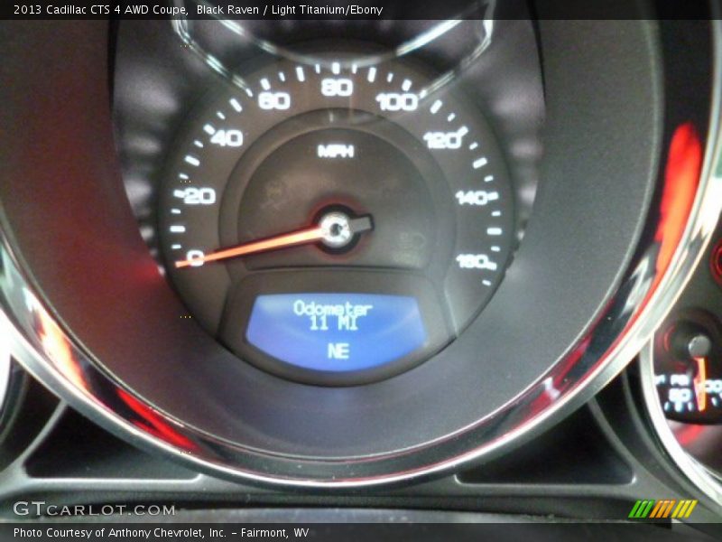 Black Raven / Light Titanium/Ebony 2013 Cadillac CTS 4 AWD Coupe