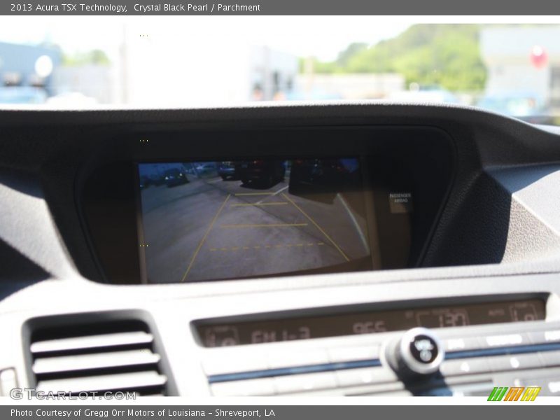 Crystal Black Pearl / Parchment 2013 Acura TSX Technology