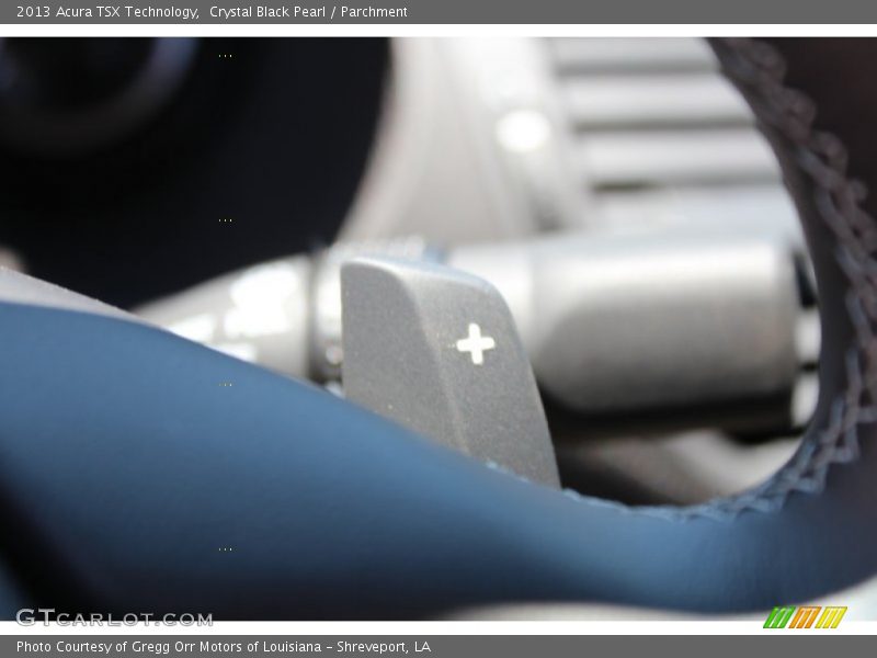 Crystal Black Pearl / Parchment 2013 Acura TSX Technology