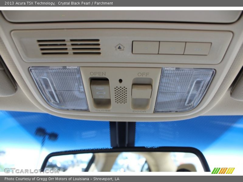 Crystal Black Pearl / Parchment 2013 Acura TSX Technology