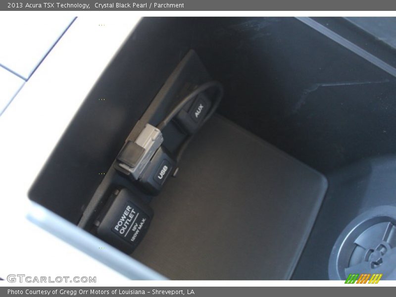 Crystal Black Pearl / Parchment 2013 Acura TSX Technology