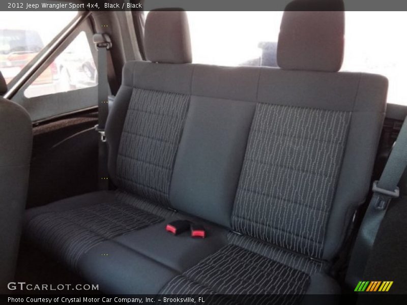 Black / Black 2012 Jeep Wrangler Sport 4x4