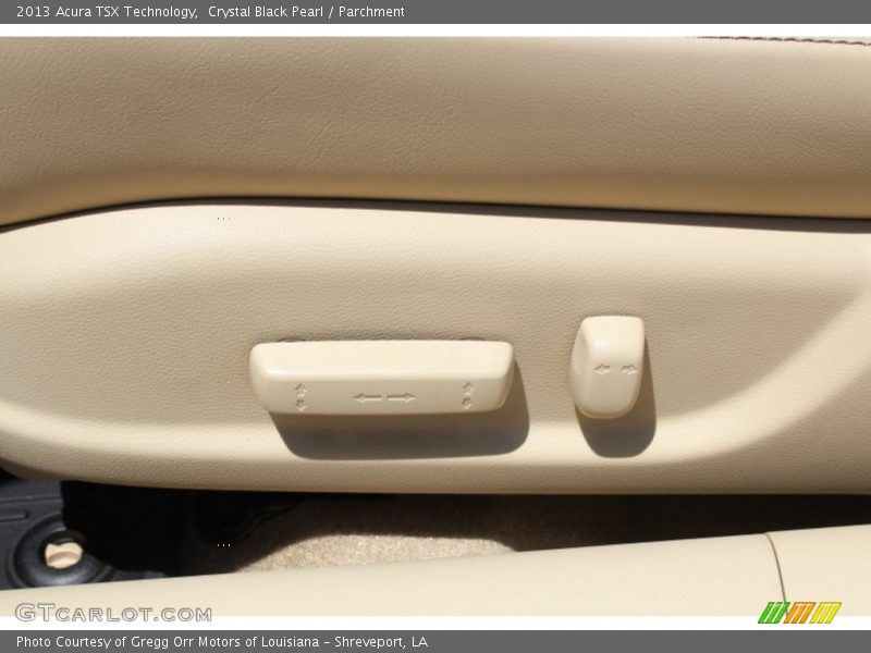 Crystal Black Pearl / Parchment 2013 Acura TSX Technology