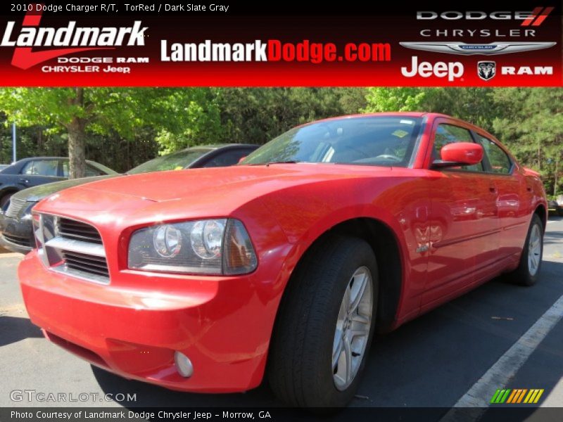 TorRed / Dark Slate Gray 2010 Dodge Charger R/T