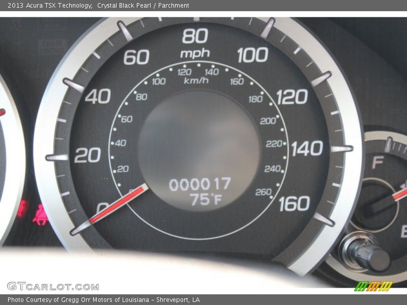 Crystal Black Pearl / Parchment 2013 Acura TSX Technology