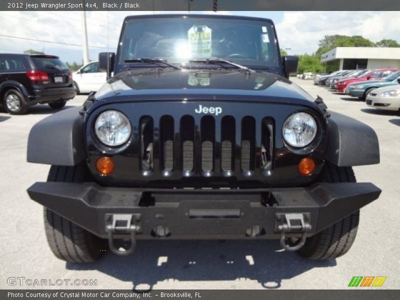 Black / Black 2012 Jeep Wrangler Sport 4x4