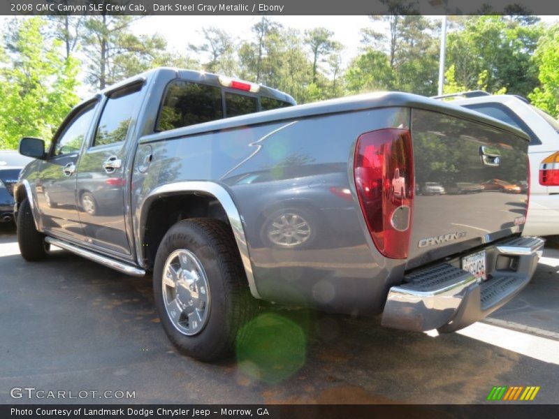 Dark Steel Gray Metallic / Ebony 2008 GMC Canyon SLE Crew Cab