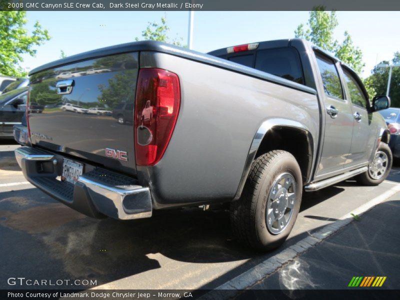 Dark Steel Gray Metallic / Ebony 2008 GMC Canyon SLE Crew Cab