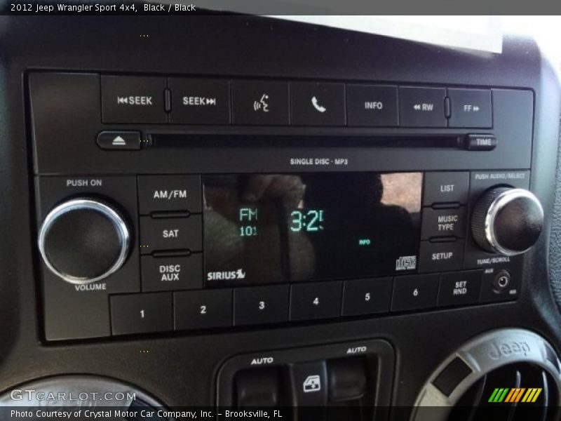 Black / Black 2012 Jeep Wrangler Sport 4x4