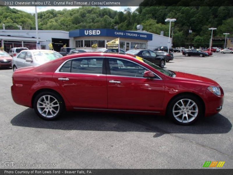 Crystal Red Tintcoat / Cocoa/Cashmere 2012 Chevrolet Malibu LTZ