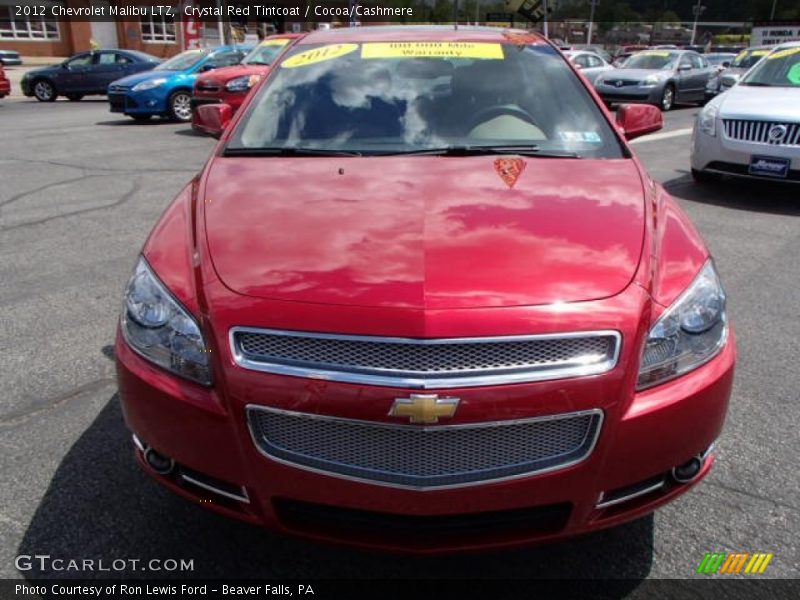 Crystal Red Tintcoat / Cocoa/Cashmere 2012 Chevrolet Malibu LTZ