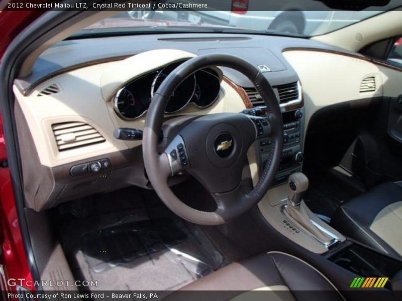 Crystal Red Tintcoat / Cocoa/Cashmere 2012 Chevrolet Malibu LTZ