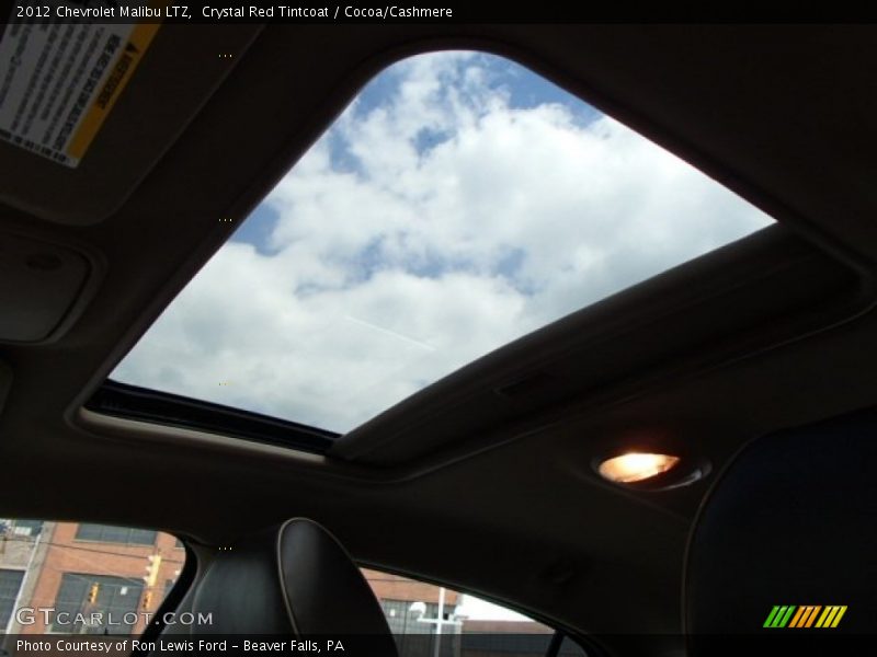 Crystal Red Tintcoat / Cocoa/Cashmere 2012 Chevrolet Malibu LTZ