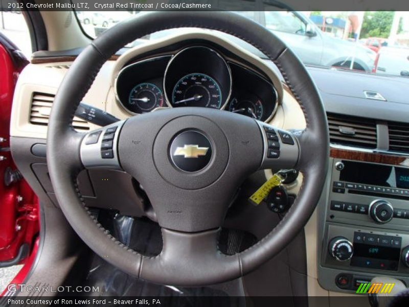 Crystal Red Tintcoat / Cocoa/Cashmere 2012 Chevrolet Malibu LTZ