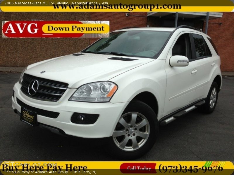 Alabaster White / Ash 2006 Mercedes-Benz ML 350 4Matic