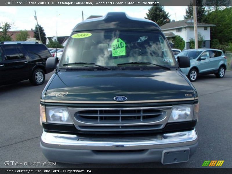 Woodland Green / Medium Parchment 2000 Ford E Series Van E150 Passenger Conversion