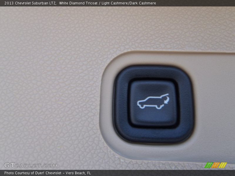 White Diamond Tricoat / Light Cashmere/Dark Cashmere 2013 Chevrolet Suburban LTZ