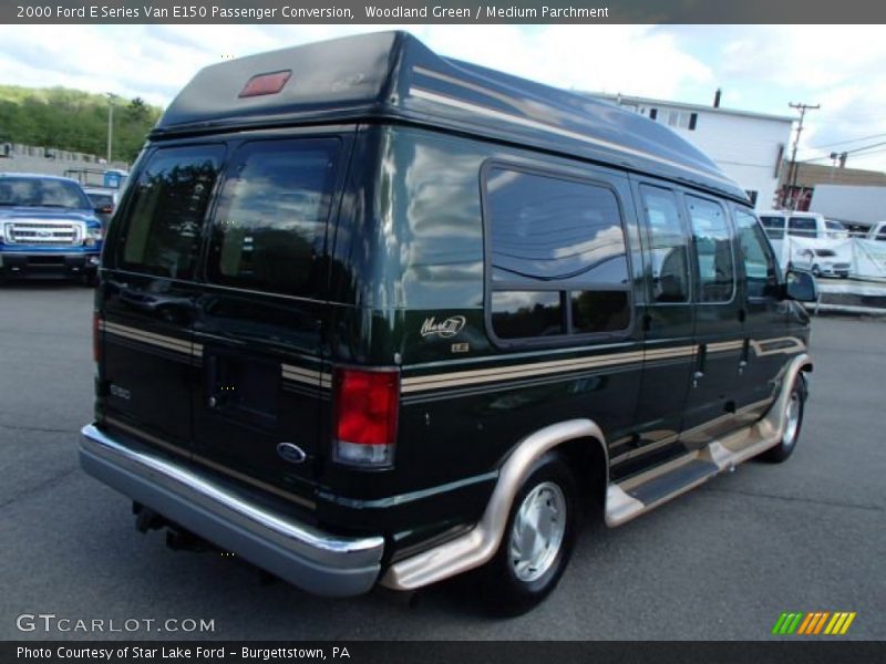 Woodland Green / Medium Parchment 2000 Ford E Series Van E150 Passenger Conversion