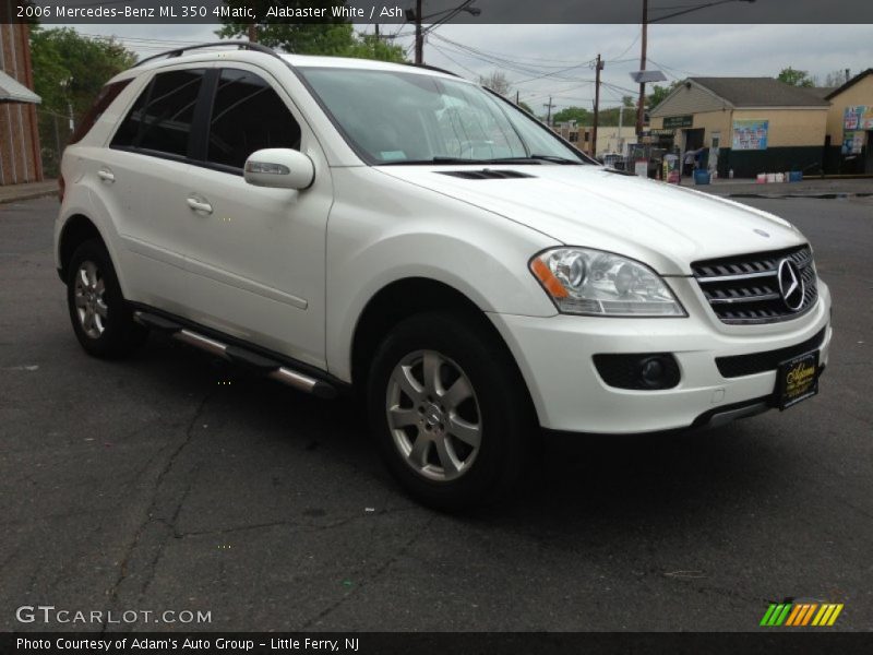 Alabaster White / Ash 2006 Mercedes-Benz ML 350 4Matic