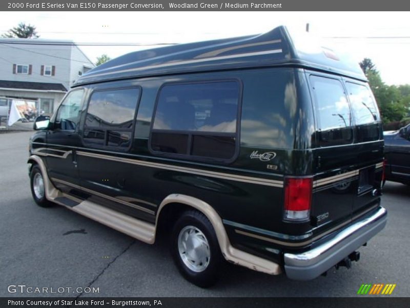 Woodland Green / Medium Parchment 2000 Ford E Series Van E150 Passenger Conversion