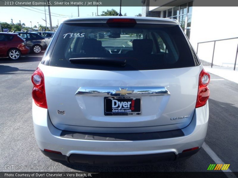 Silver Ice Metallic / Jet Black 2013 Chevrolet Equinox LS