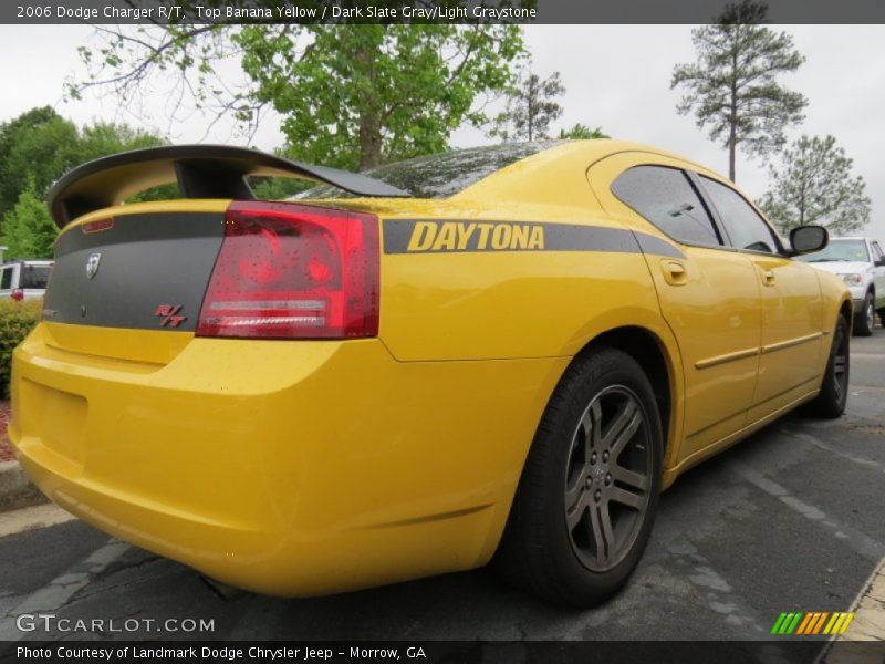 Top Banana Yellow / Dark Slate Gray/Light Graystone 2006 Dodge Charger R/T