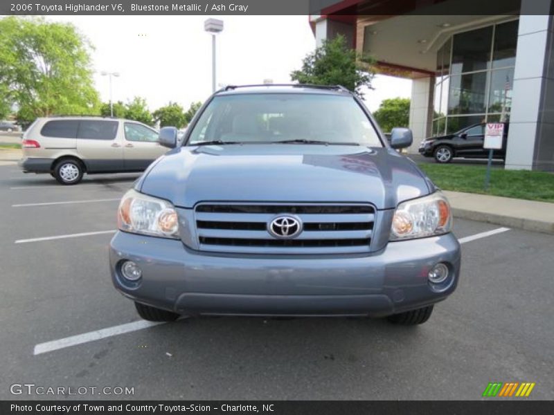Bluestone Metallic / Ash Gray 2006 Toyota Highlander V6
