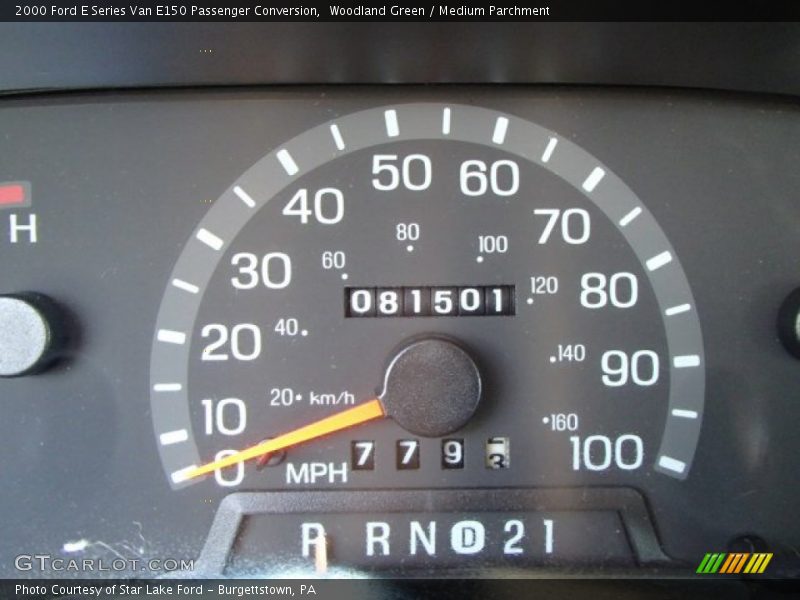Woodland Green / Medium Parchment 2000 Ford E Series Van E150 Passenger Conversion