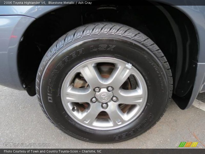 Bluestone Metallic / Ash Gray 2006 Toyota Highlander V6