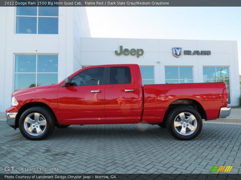  2012 Ram 1500 Big Horn Quad Cab Flame Red
