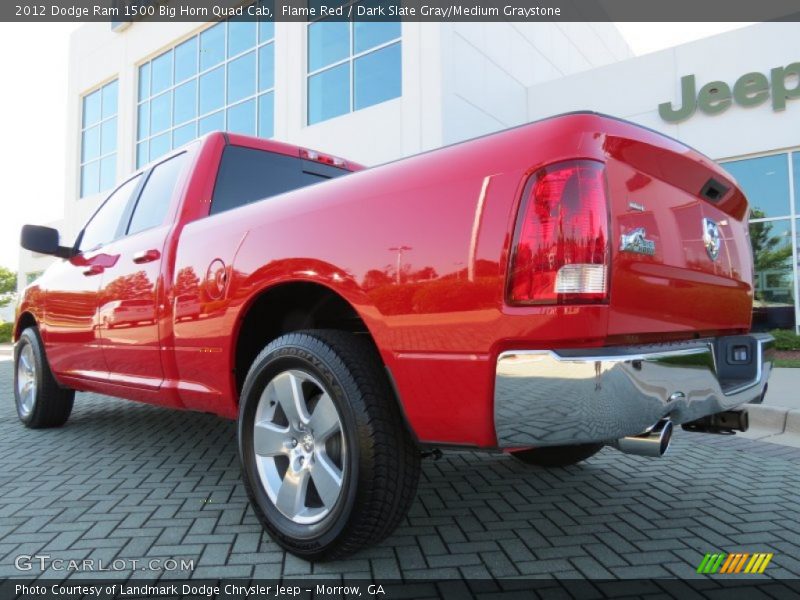  2012 Ram 1500 Big Horn Quad Cab Flame Red