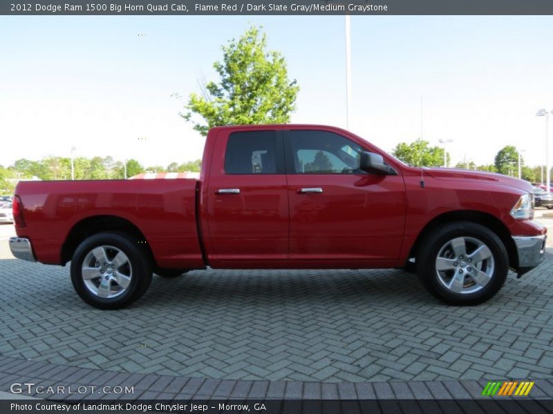 Flame Red / Dark Slate Gray/Medium Graystone 2012 Dodge Ram 1500 Big Horn Quad Cab