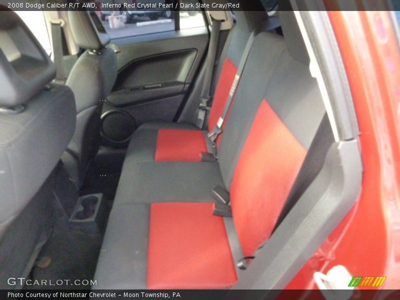 Rear Seat of 2008 Caliber R/T AWD