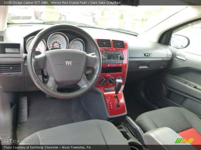 Dashboard of 2008 Caliber R/T AWD