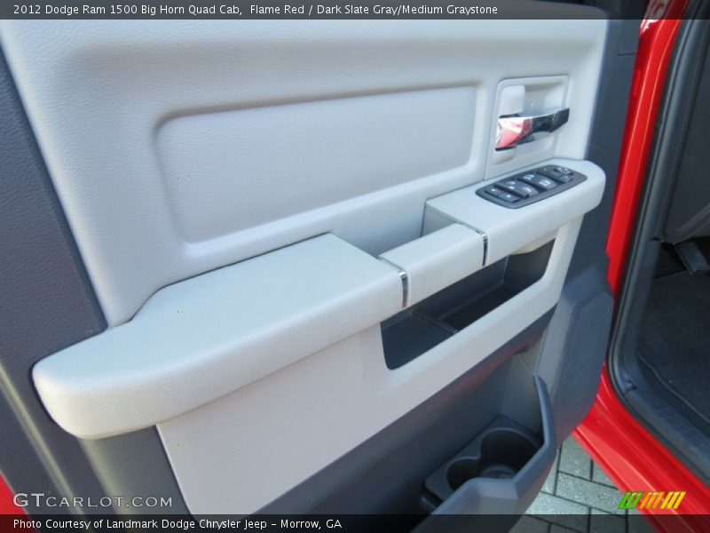 Flame Red / Dark Slate Gray/Medium Graystone 2012 Dodge Ram 1500 Big Horn Quad Cab