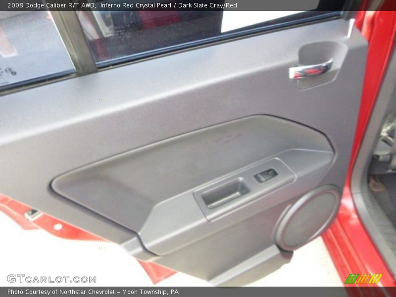 Inferno Red Crystal Pearl / Dark Slate Gray/Red 2008 Dodge Caliber R/T AWD