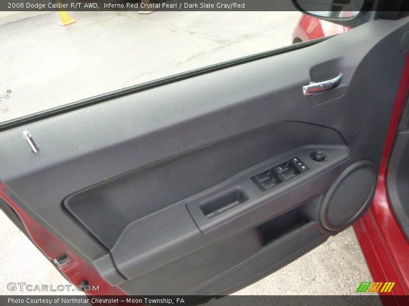 Inferno Red Crystal Pearl / Dark Slate Gray/Red 2008 Dodge Caliber R/T AWD