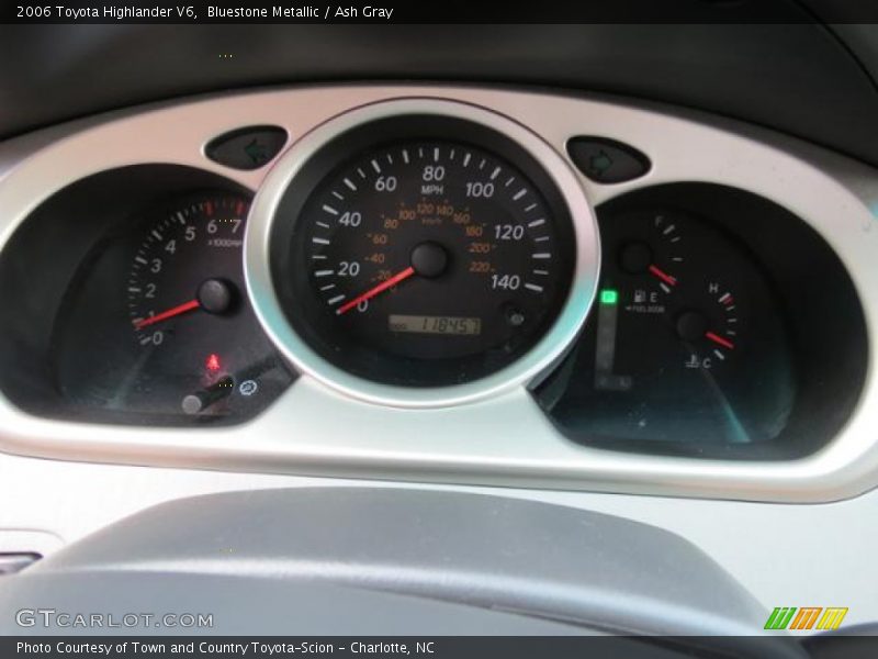 Bluestone Metallic / Ash Gray 2006 Toyota Highlander V6