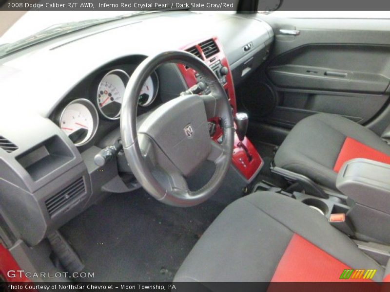Dark Slate Gray/Red Interior - 2008 Caliber R/T AWD 