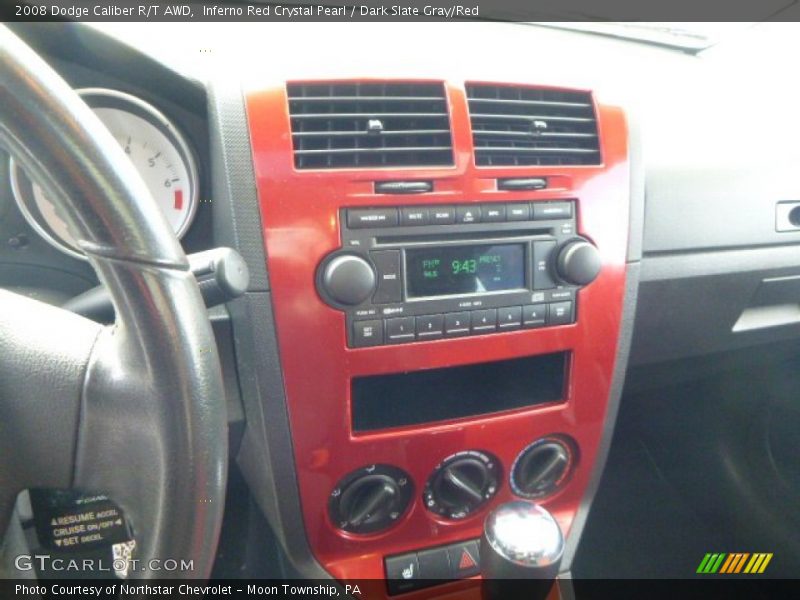 Controls of 2008 Caliber R/T AWD