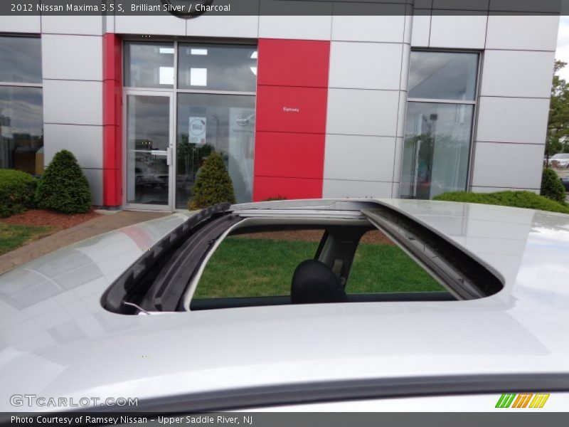 Brilliant Silver / Charcoal 2012 Nissan Maxima 3.5 S