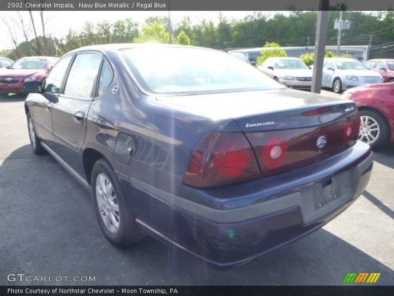 Navy Blue Metallic / Regal Blue 2002 Chevrolet Impala