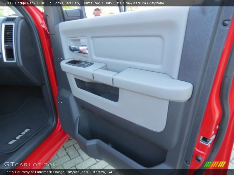 Flame Red / Dark Slate Gray/Medium Graystone 2012 Dodge Ram 1500 Big Horn Quad Cab
