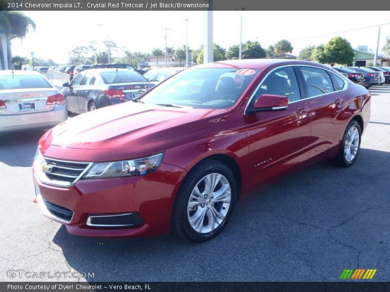 Crystal Red Tintcoat / Jet Black/Brownstone 2014 Chevrolet Impala LT